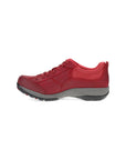 Side image of Paisley Red Leather