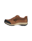 Side image of Paisley Brown Leopard Leather
