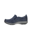 Side image of Pippy Navy Waterproof Suede