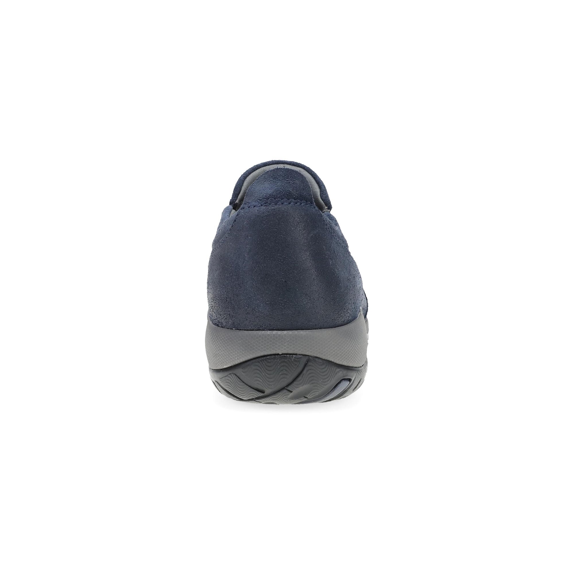 Heel image of Pippy Navy Waterproof Suede