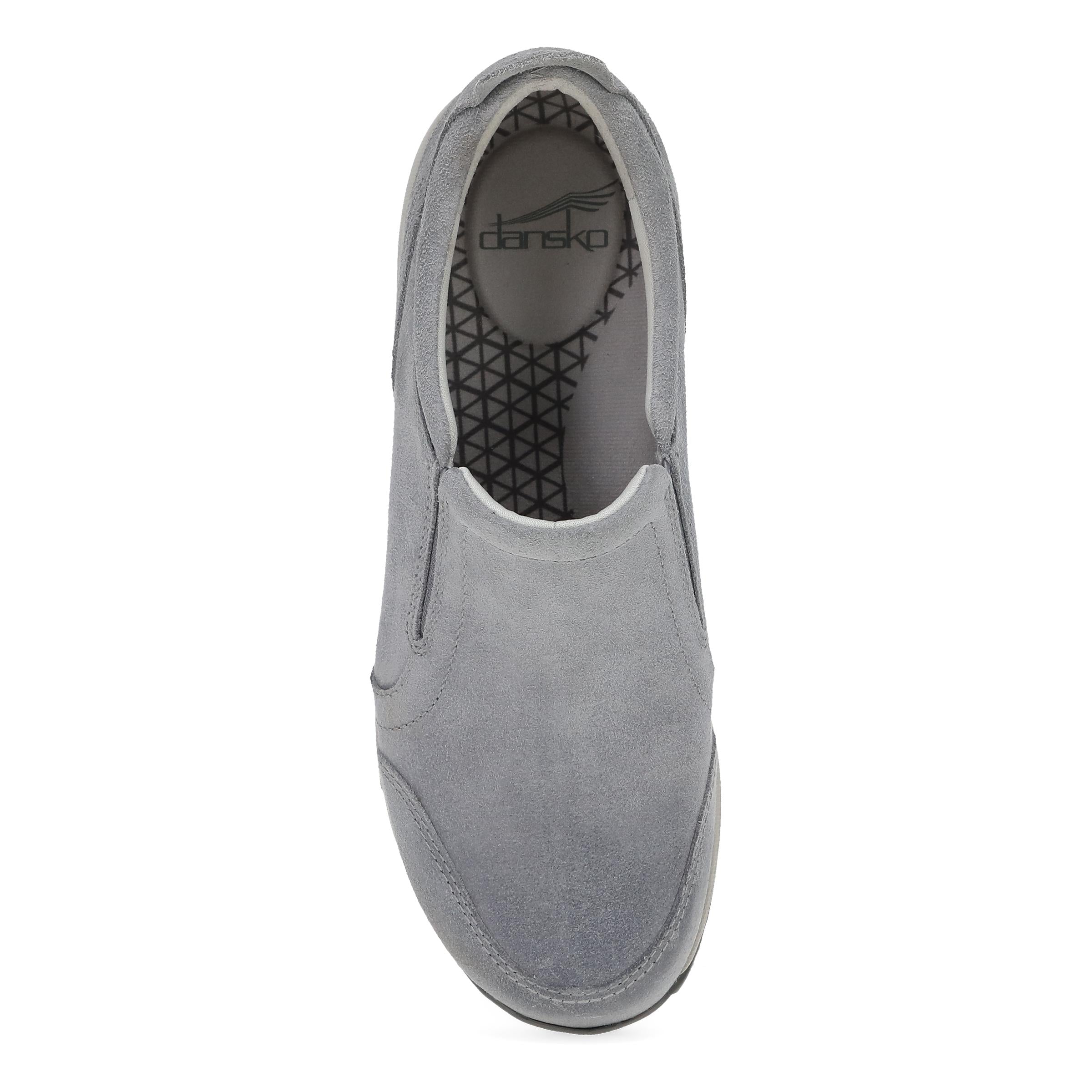 Pippy Grey Waterproof Burnished Suede – Dansko