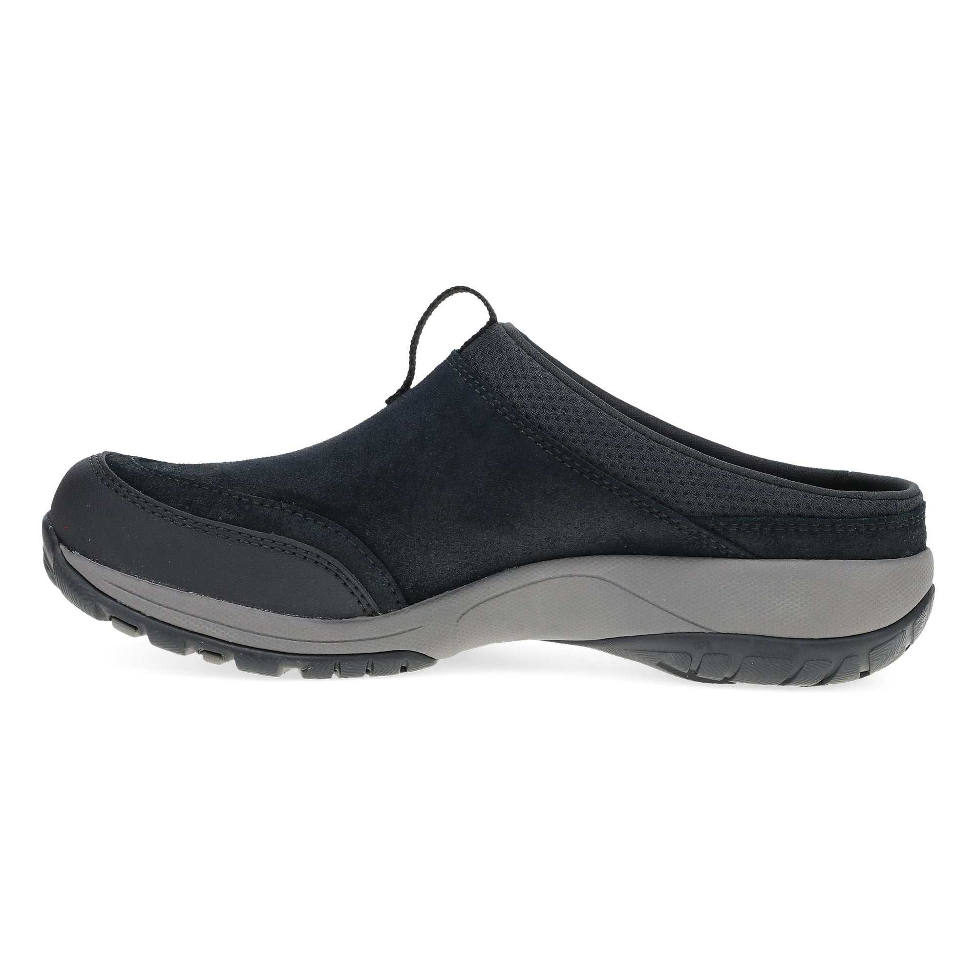 Side image of Pia Clog Black Leather