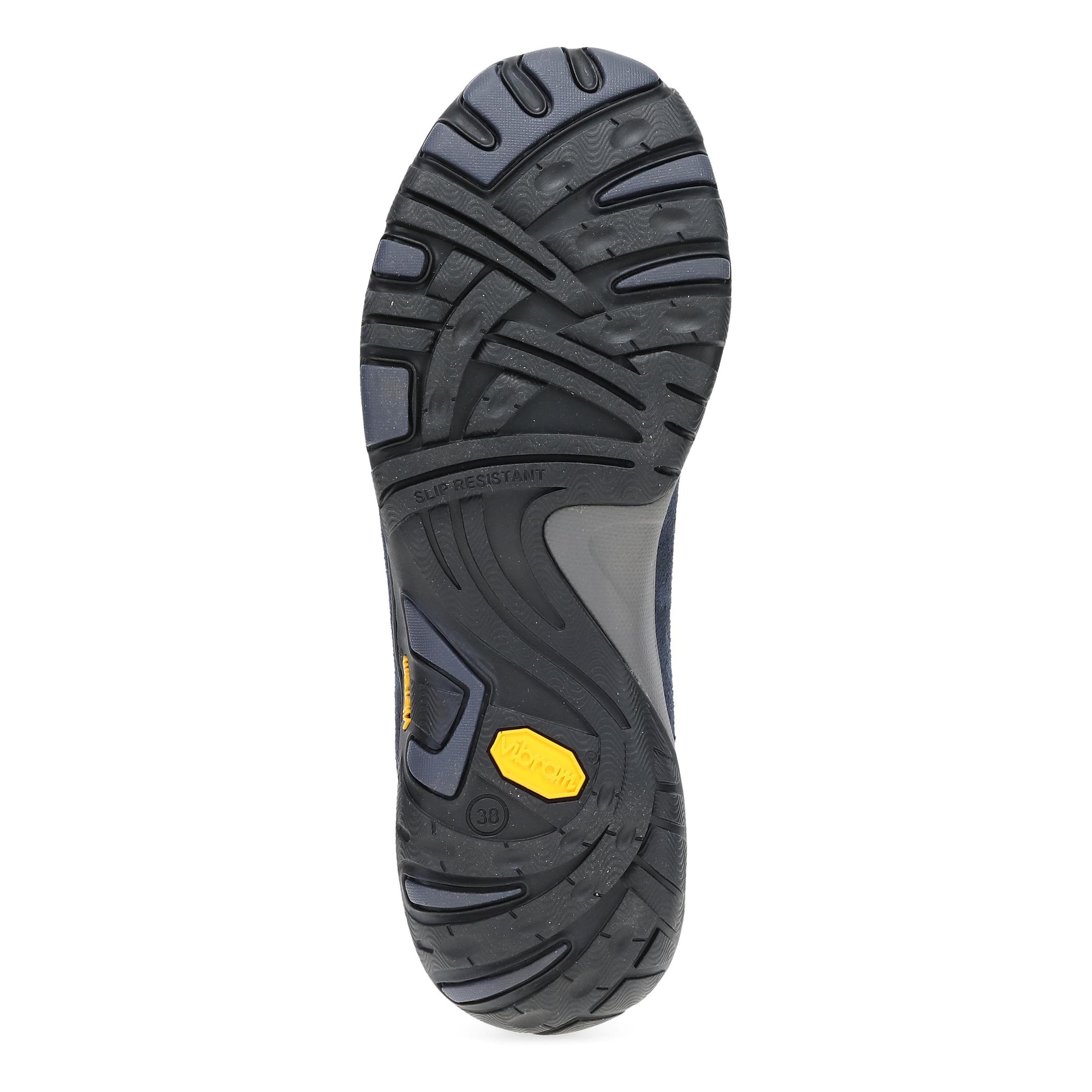 Bottom image of Pia Clog Navy Leather