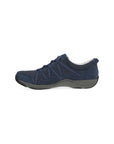 Side image of Harlyn Navy Suede