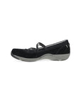 Side image of Harper Black Suede