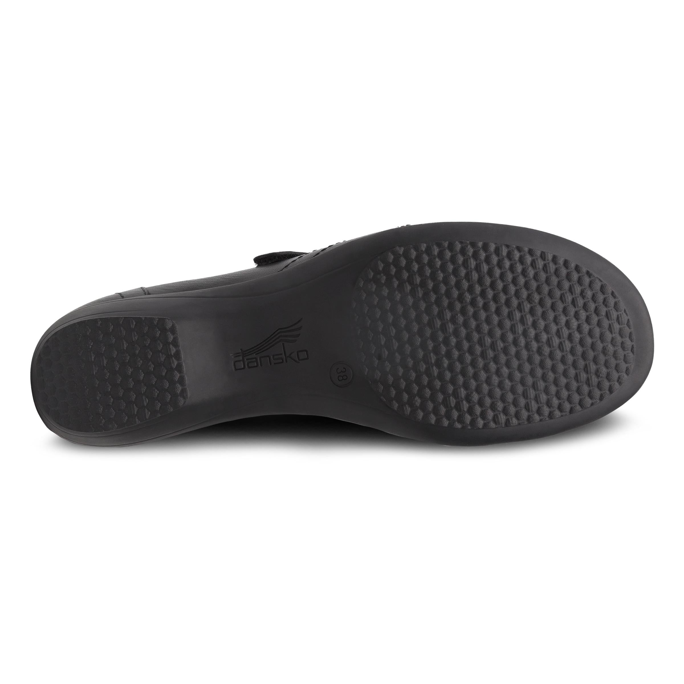 Franny Wide Black Leather – Dansko