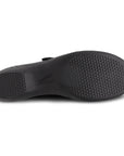 Bottom image of Franny Wide Black Milled Nappa
