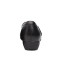 Heel image of Franny Wide Black Milled Nappa