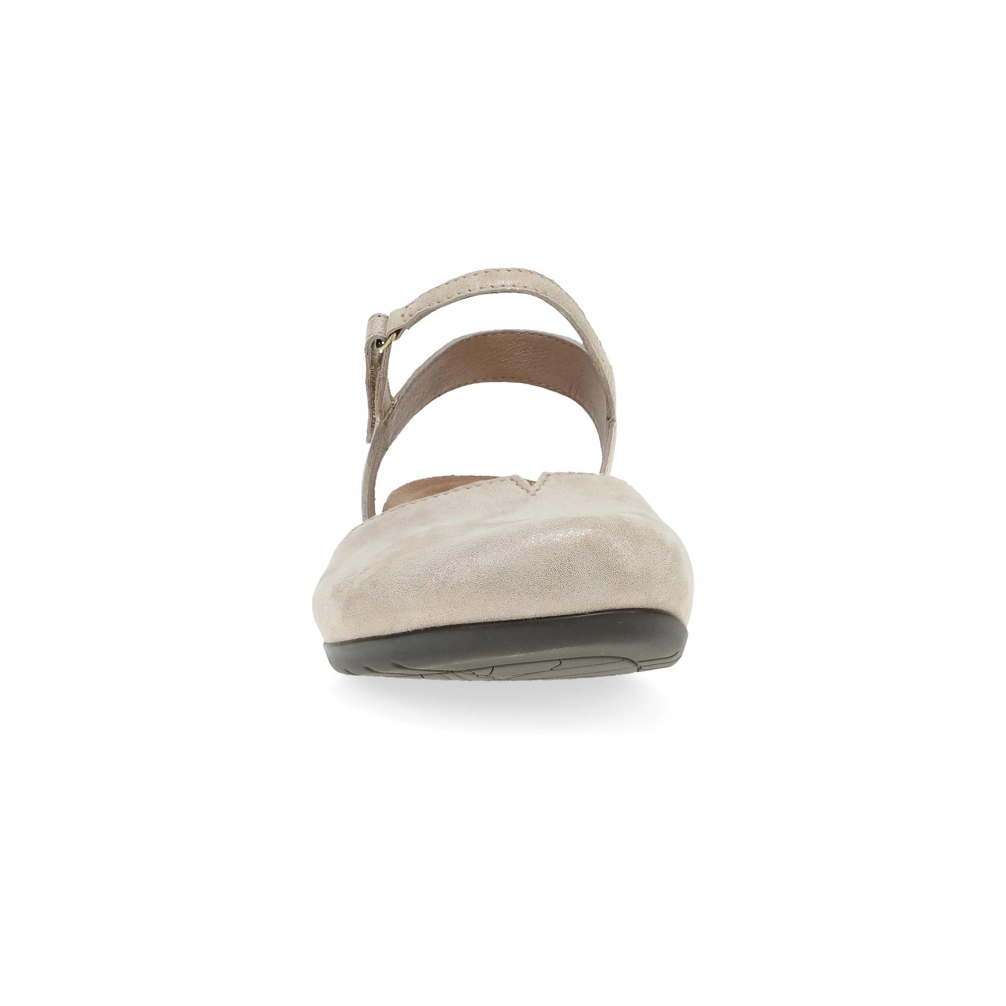 Toe image of Rowan Beige Sparkle Suede