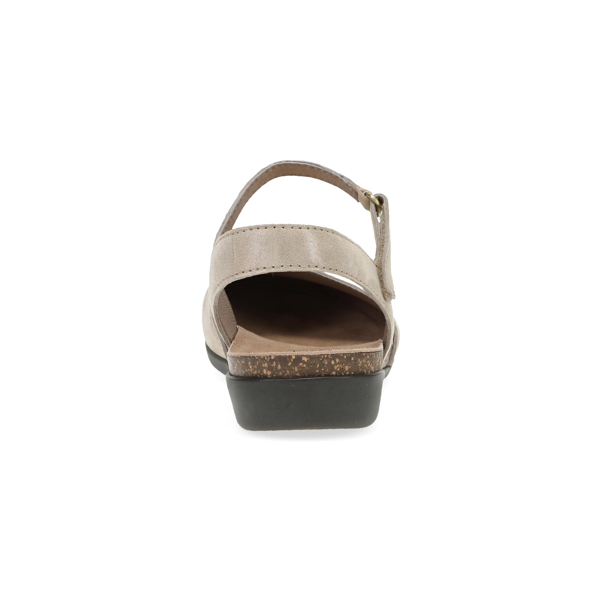 Heel image of Rowan Beige Sparkle Suede