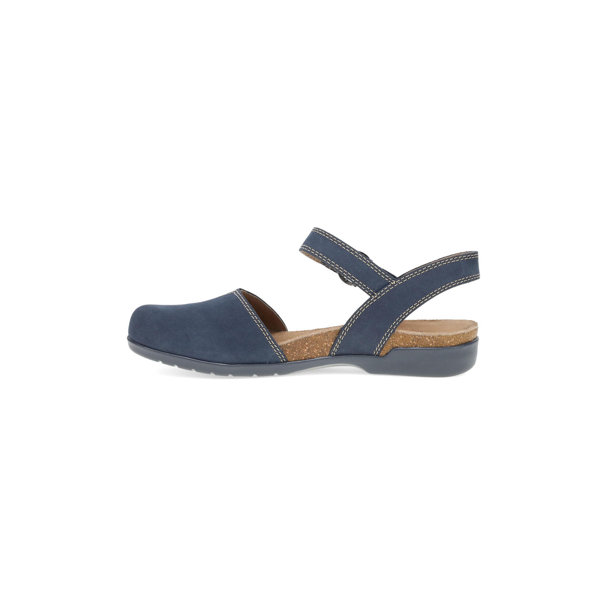 Side image of Rori Navy Nubuck
