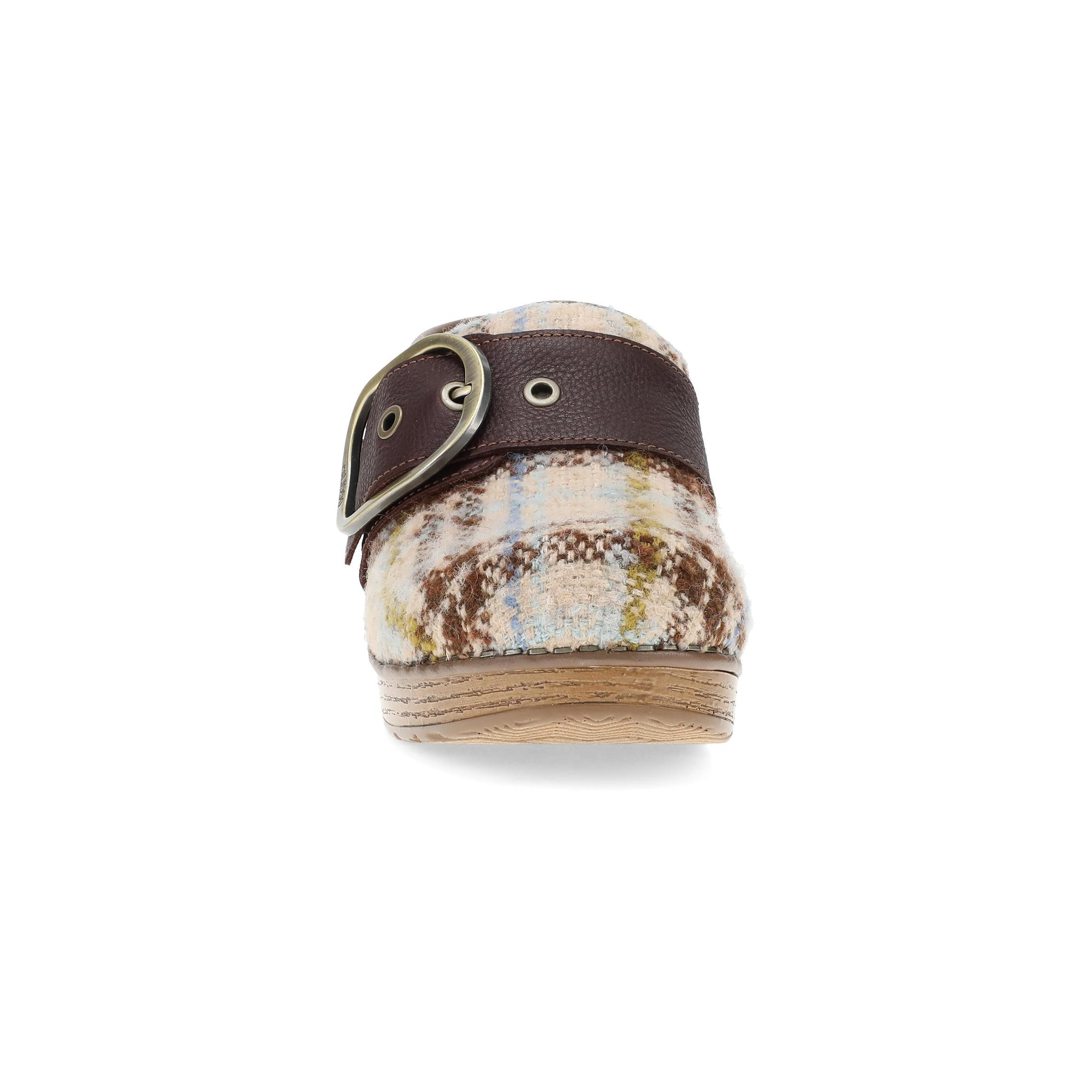 Toe image of Pearson Clog Tan Plaid
