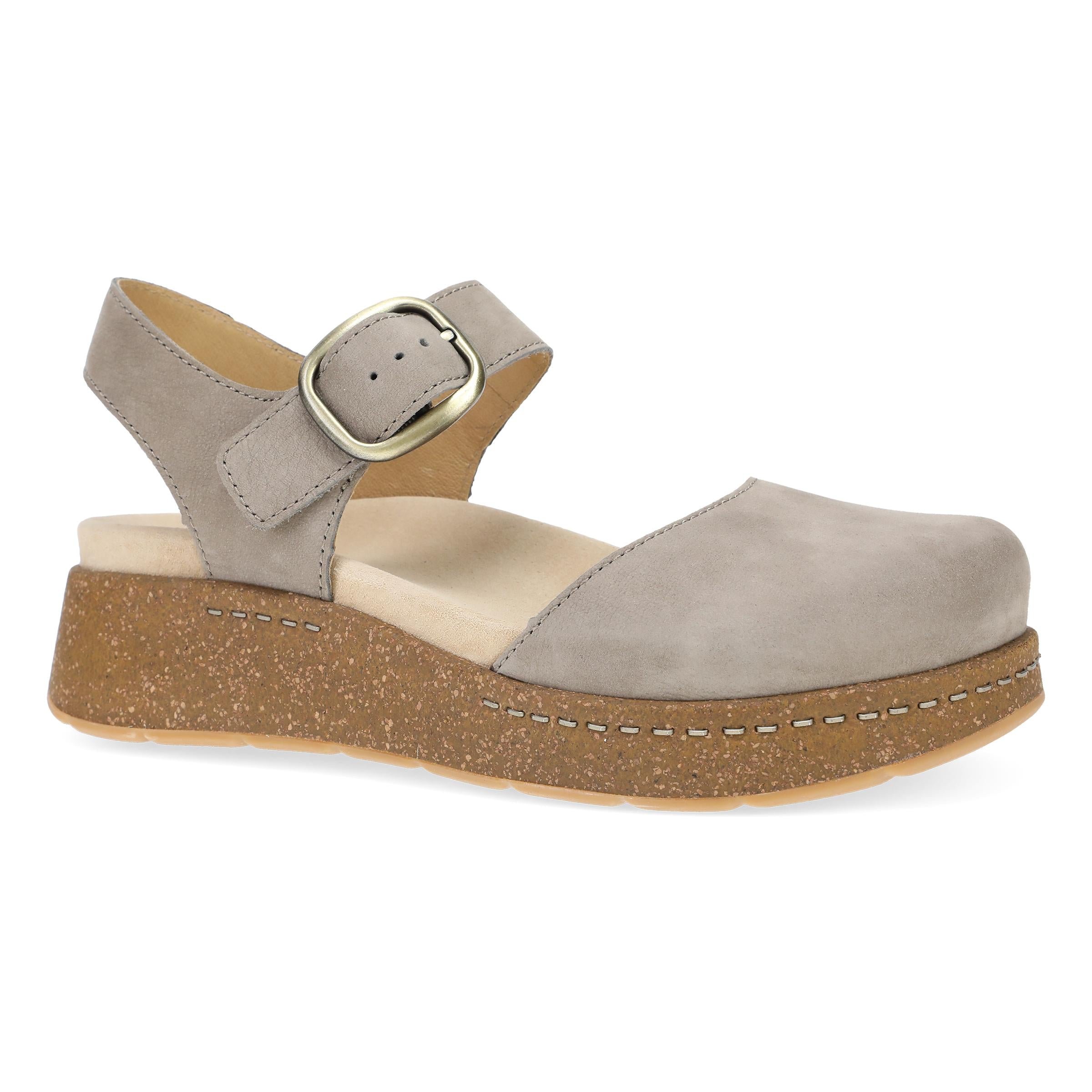 Taupe milled nubuck dansko on sale