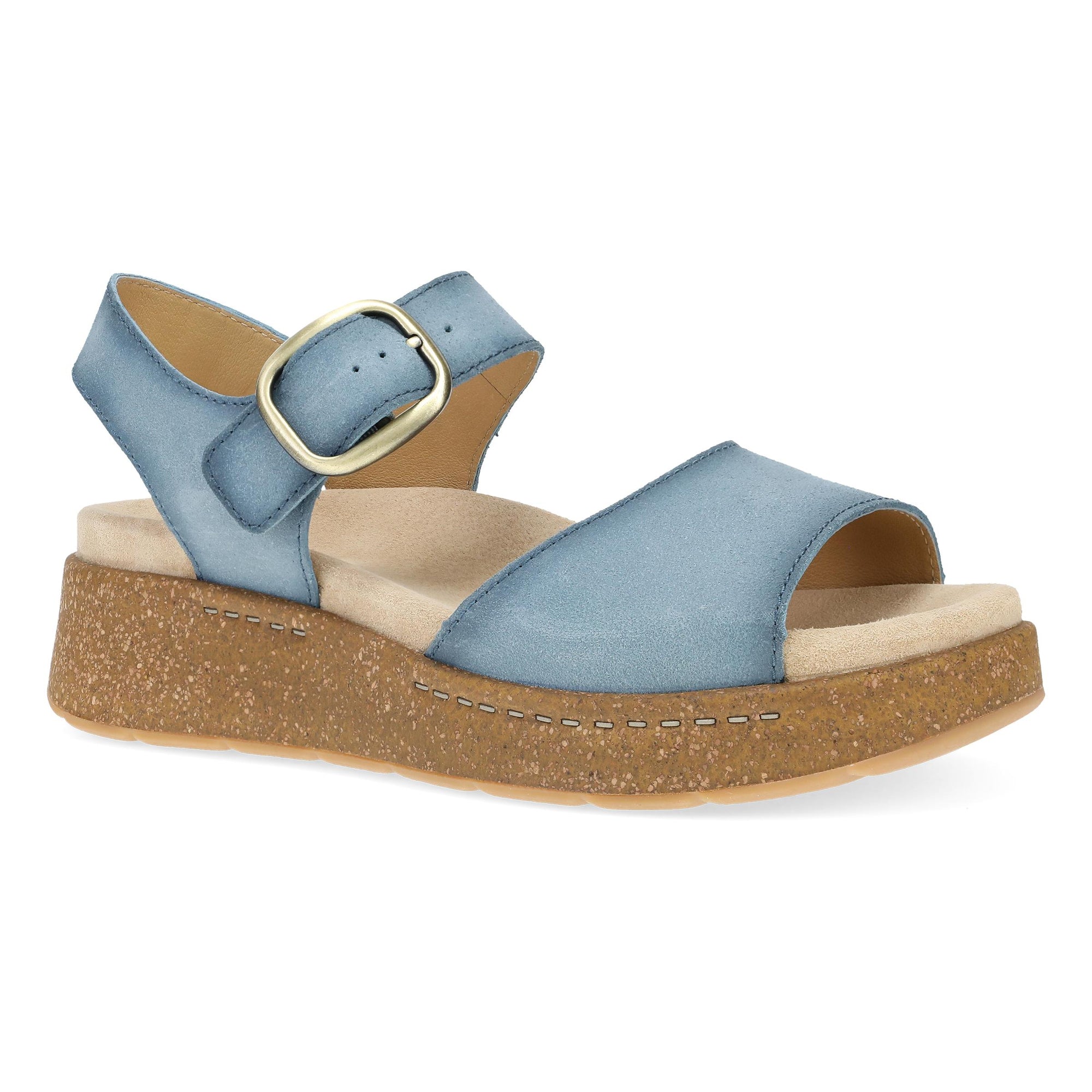 Primary image of Bianca Blue Burnished Suede