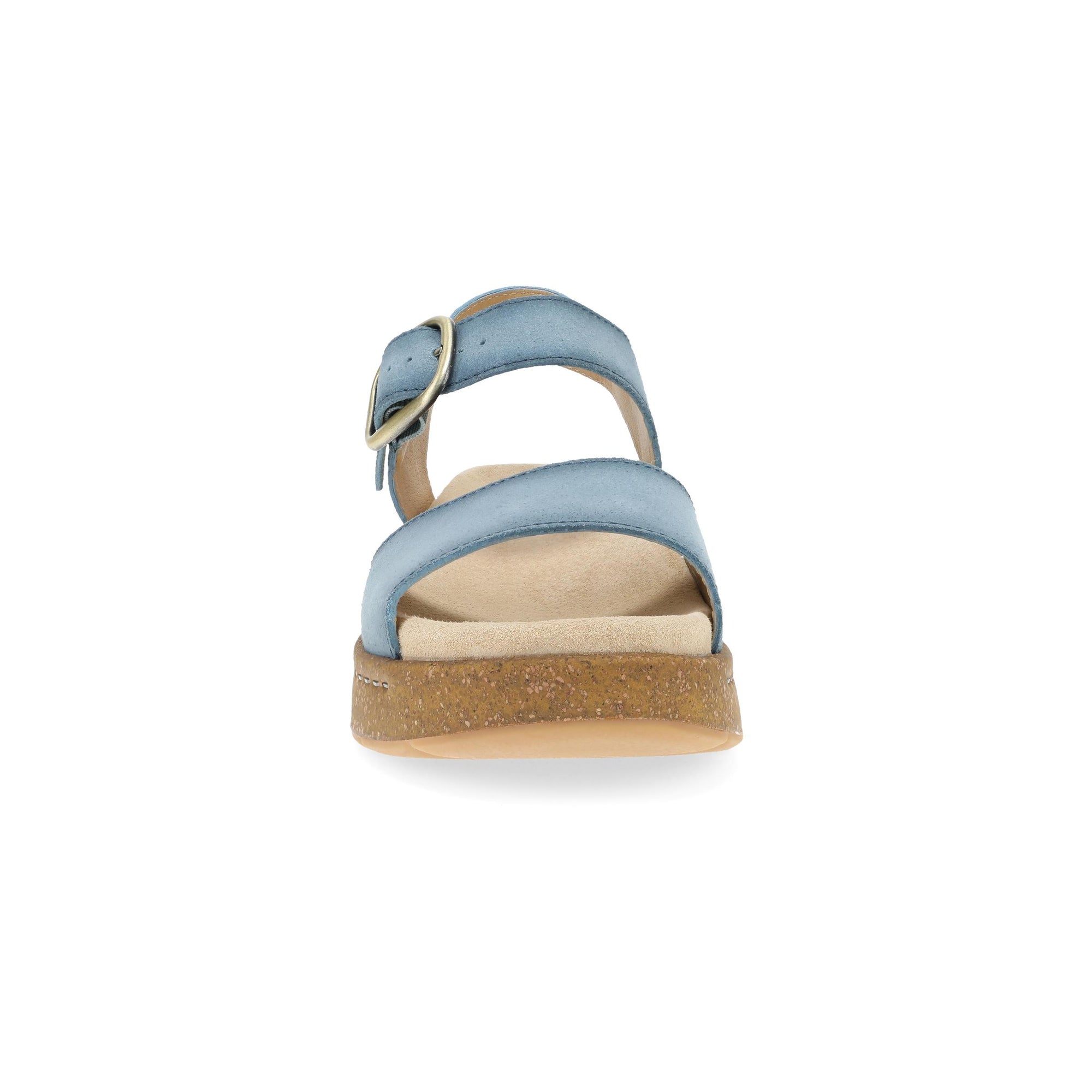 Toe image of Bianca Blue Burnished Suede