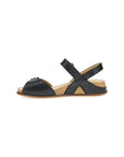 Side image of Candace Black Burnished Nappa