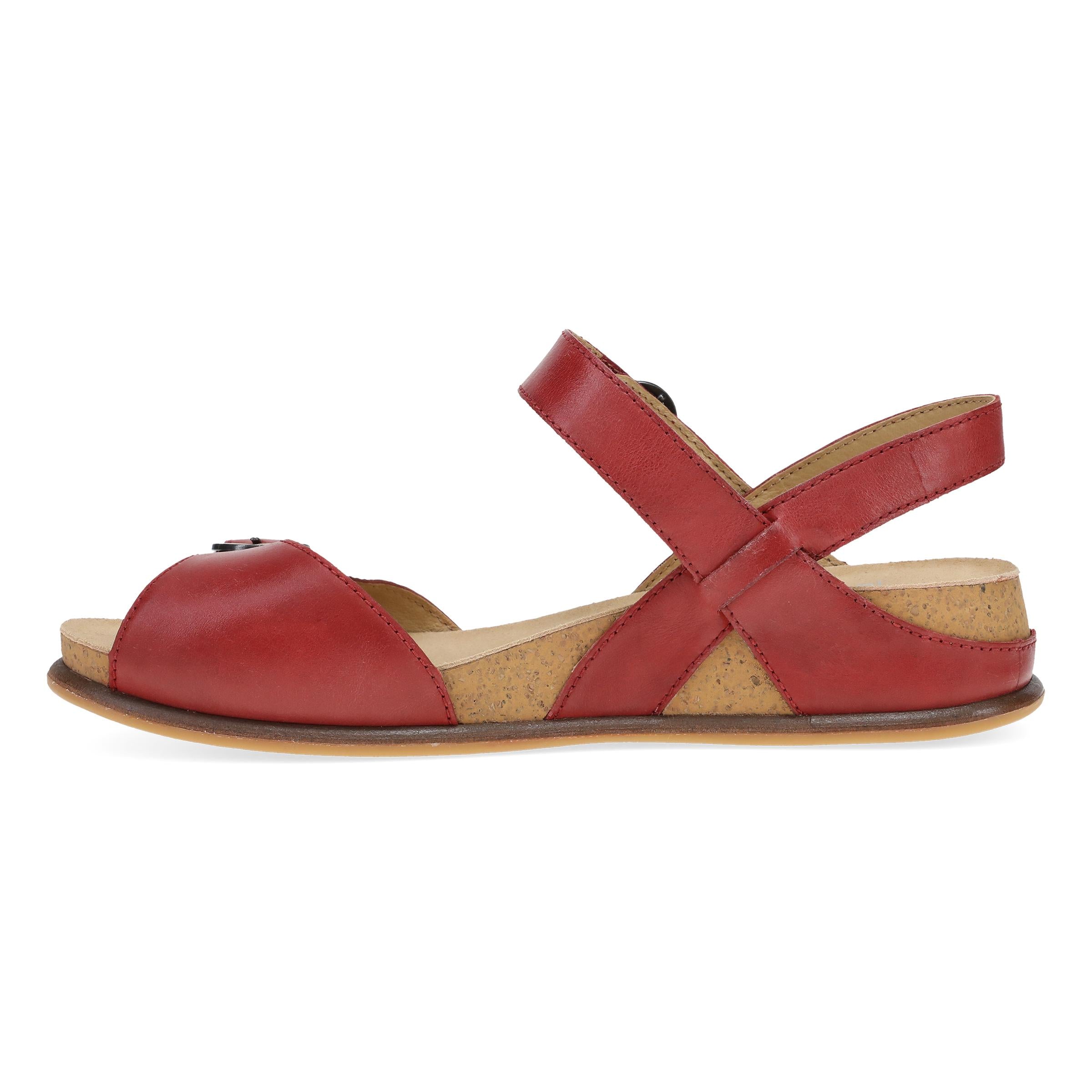 Candace Red Burnished Nappa – Dansko