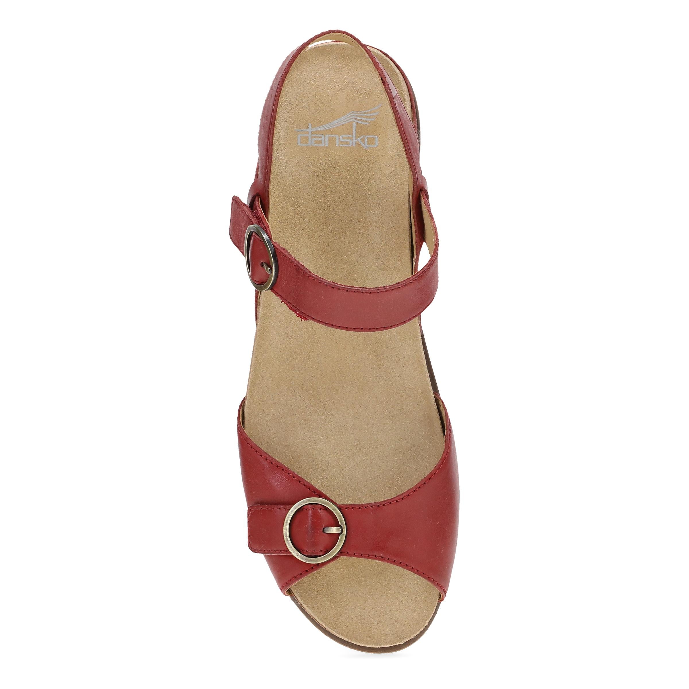 ダンスコ　レッド　dansko 36 Candace Red Burnished Nappa – Dansko