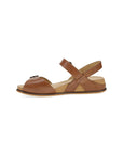 Side image of Candace Tan Burnished Nappa