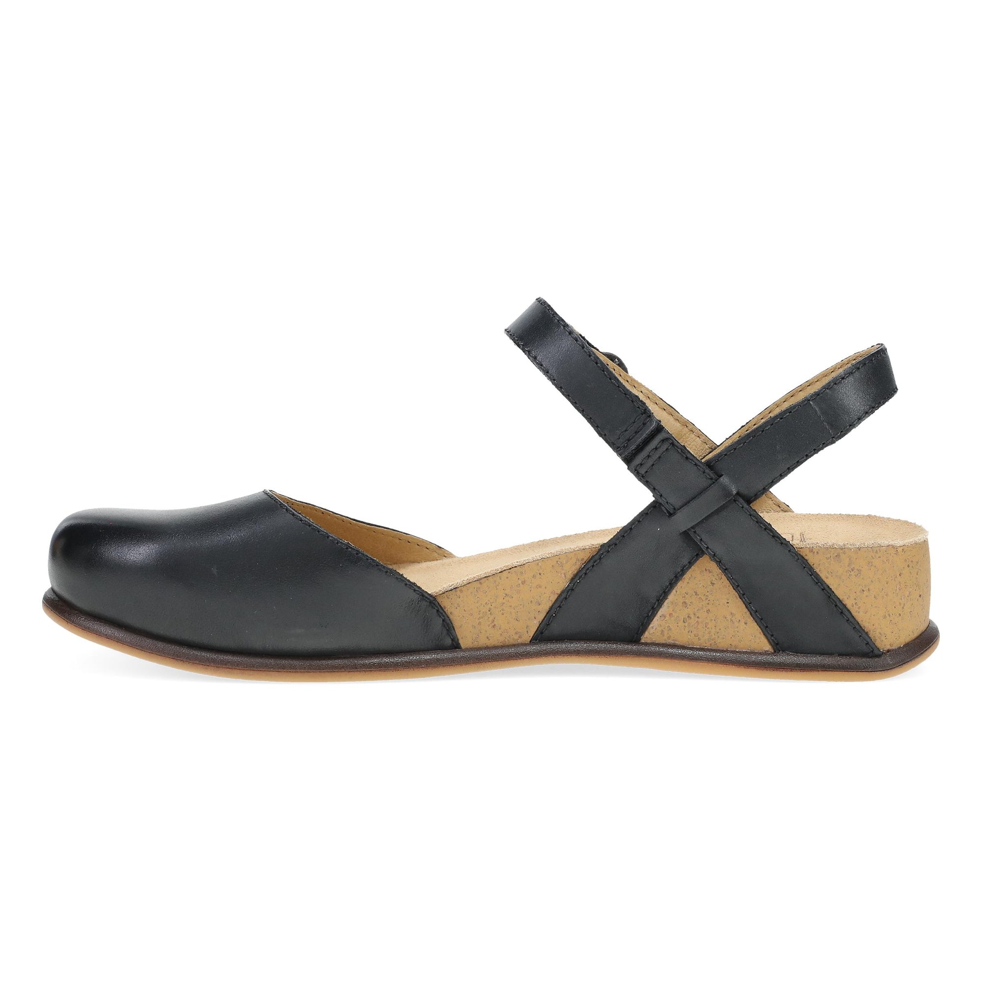Side image of Christine Black Burnished Nappa
