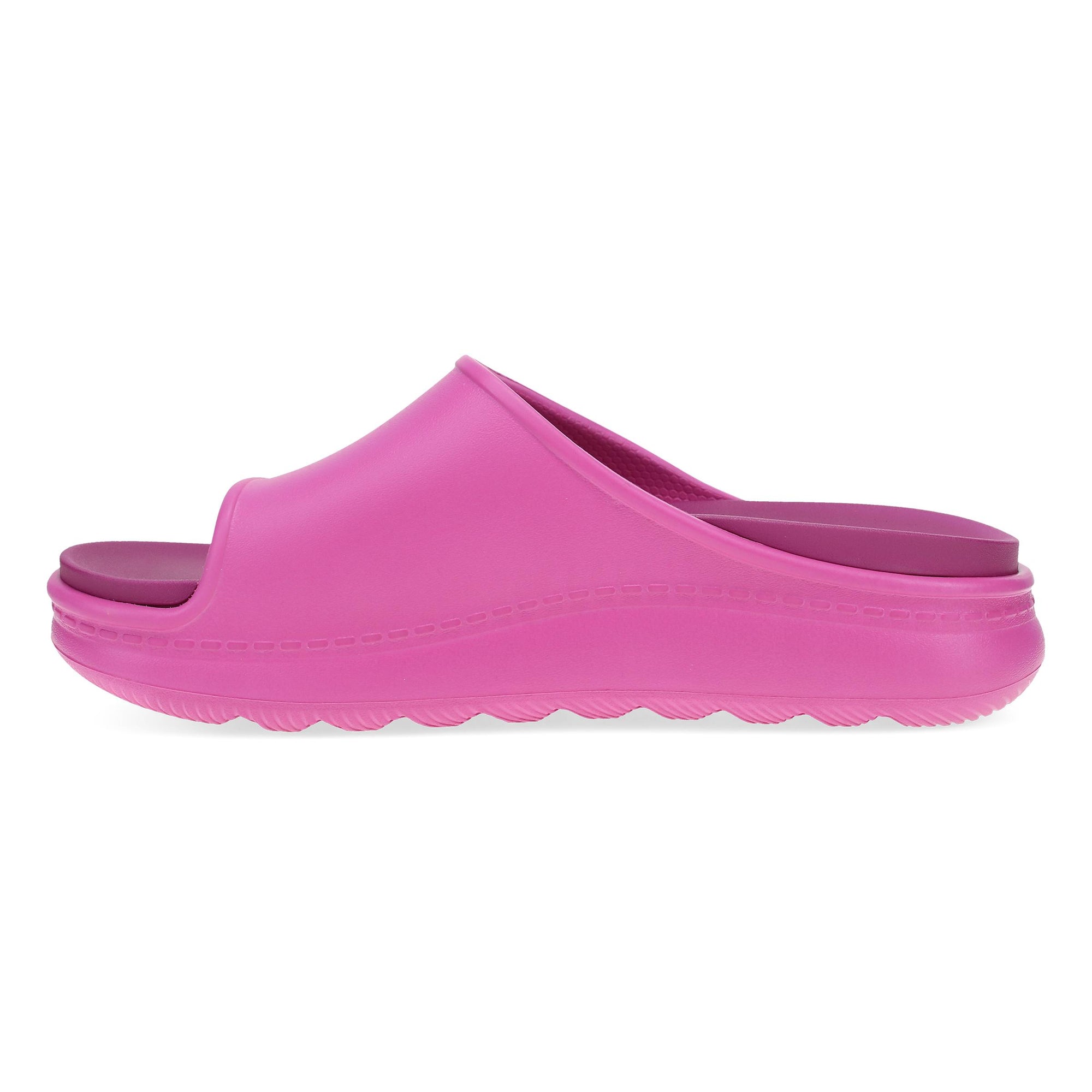 Side image of Devyn Fuchsia Molded
