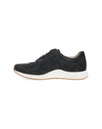 Side image of Catie Black Suede