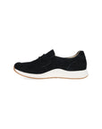 Side image of Clementine Black Nubuck