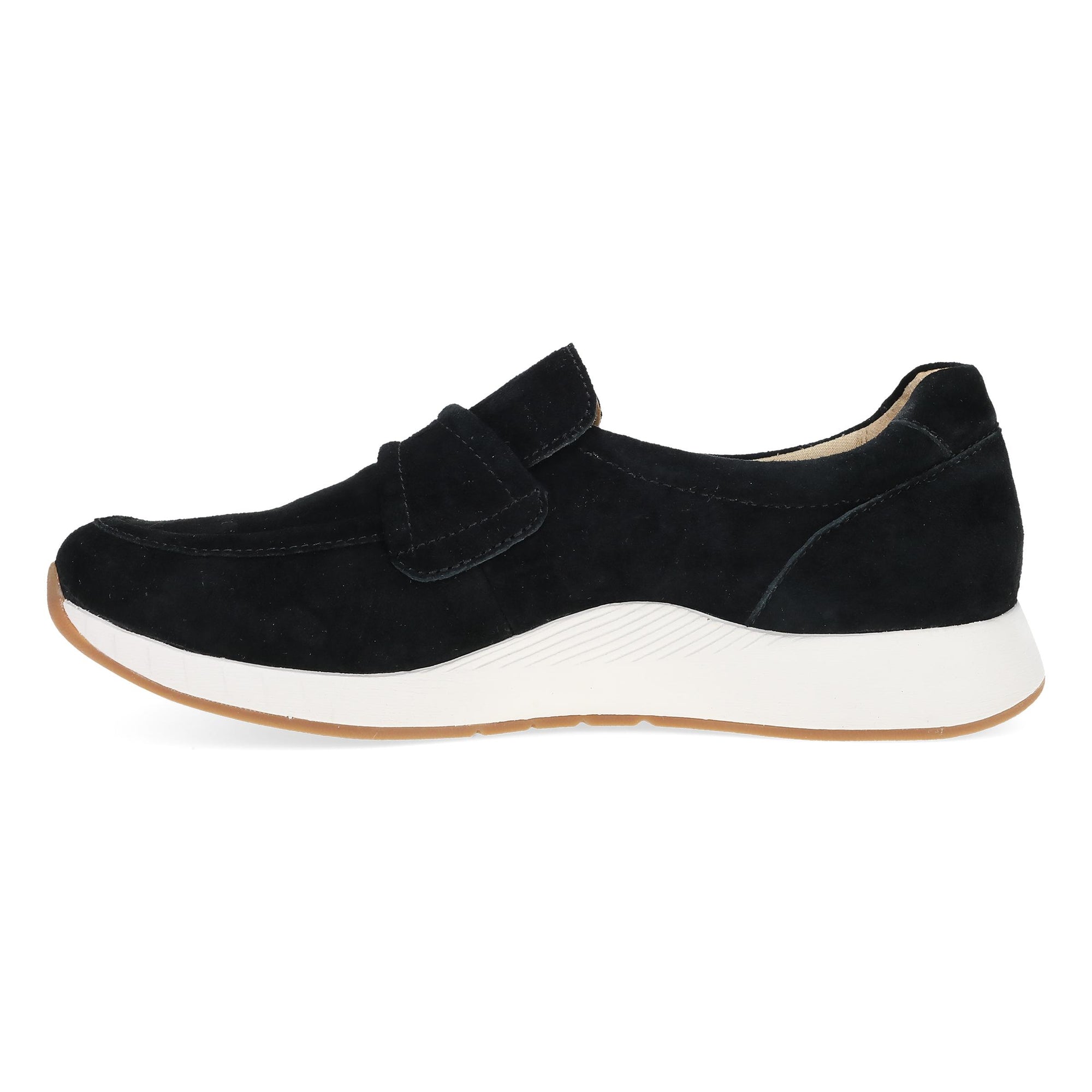 Side image of Clementine Black Nubuck