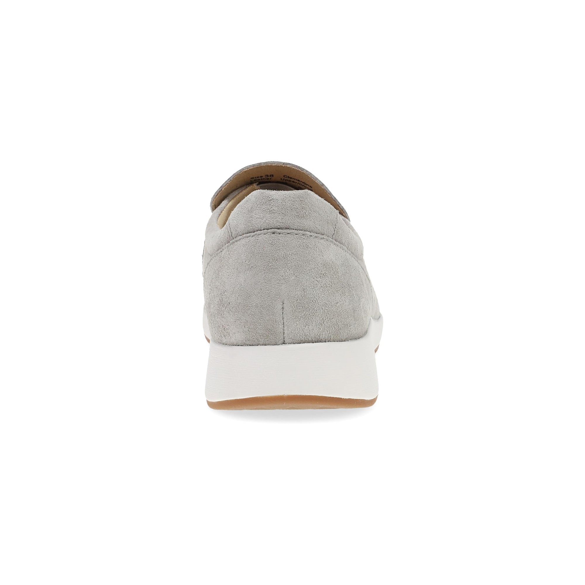Heel image of Clementine Light Grey Nubuck