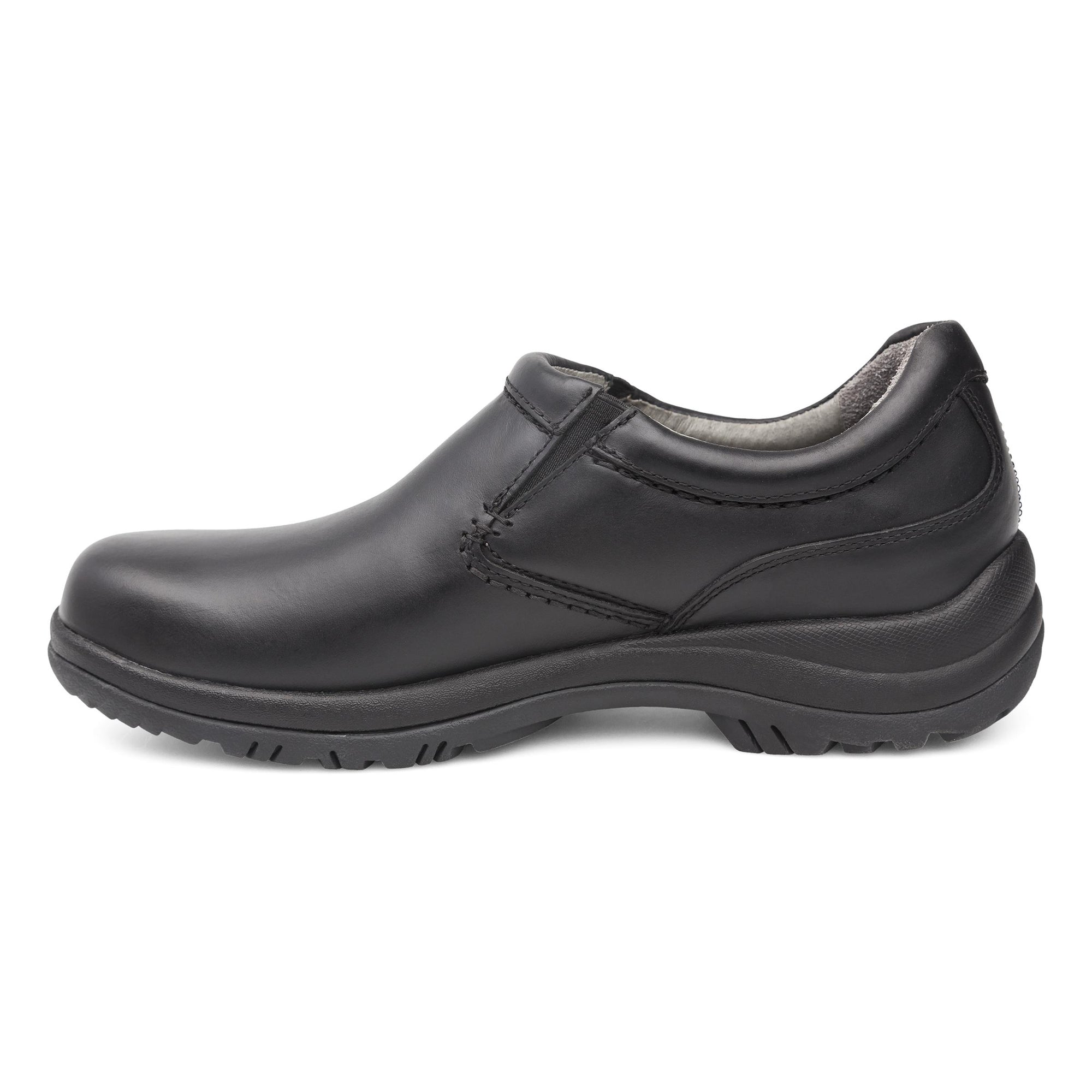 Side image of Wynn Black Leather