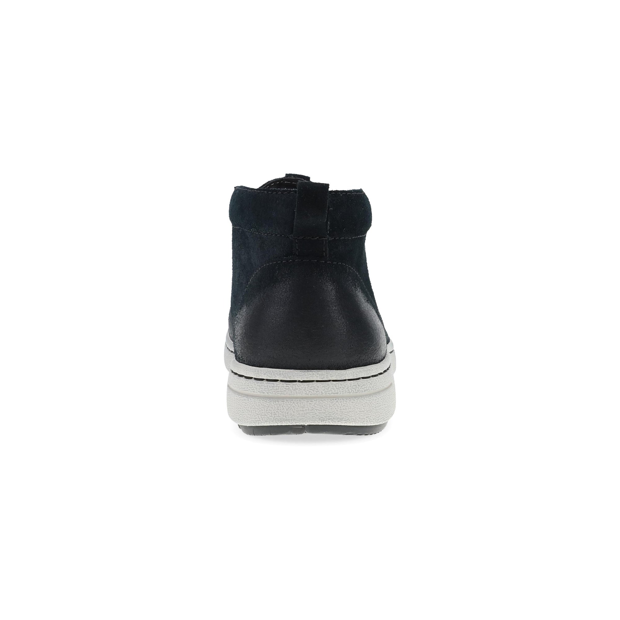 Heel image of Tony Black Burnished Suede