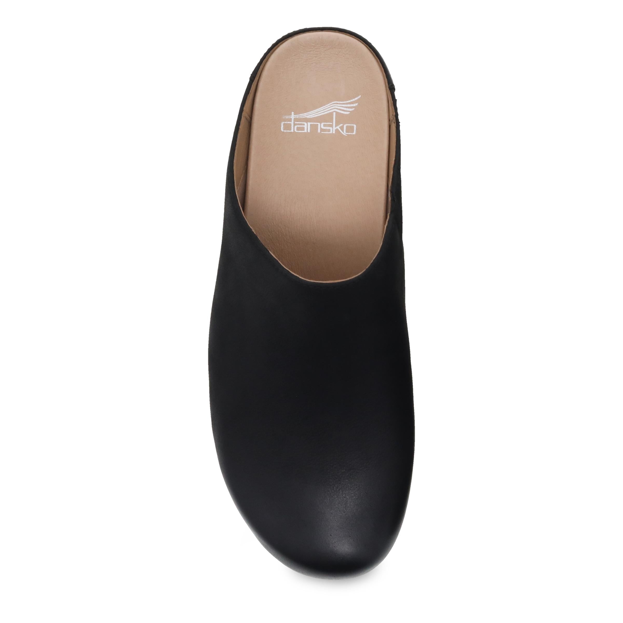 Brenda Black Burnished Suede – Dansko