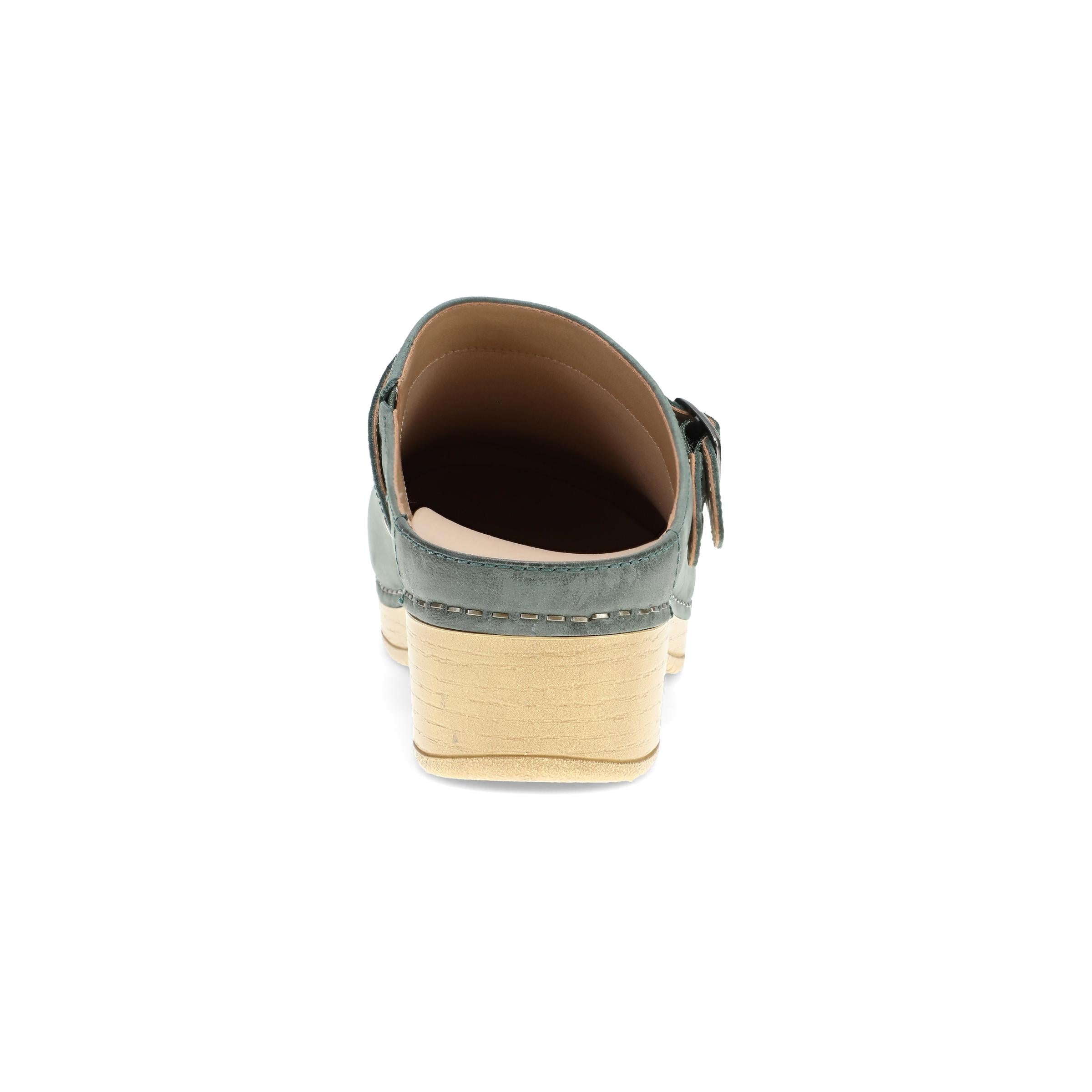 Berry Green Burnished Leather – Dansko