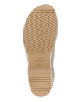 Bottom image of Becka Taupe Suede