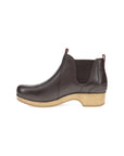 Side image of Becka Chocolate Leather