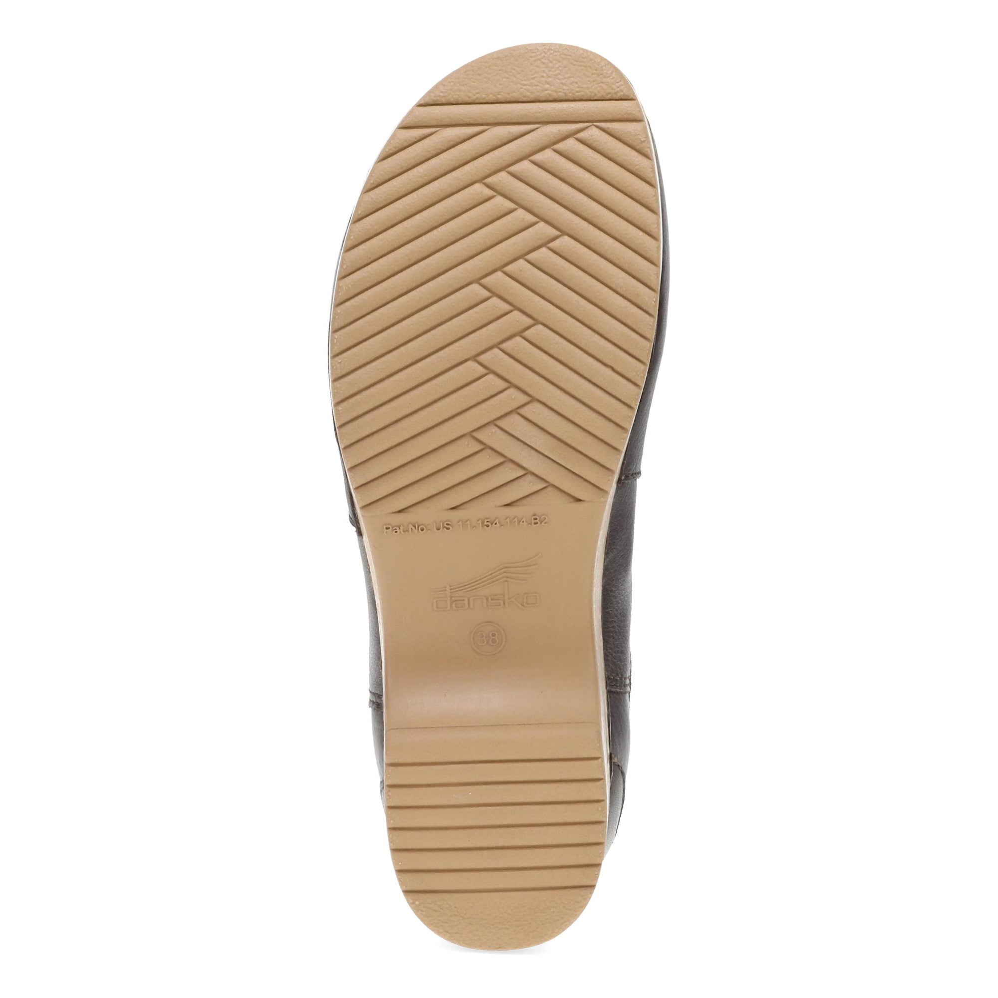 Bottom image of Becka Chocolate Leather