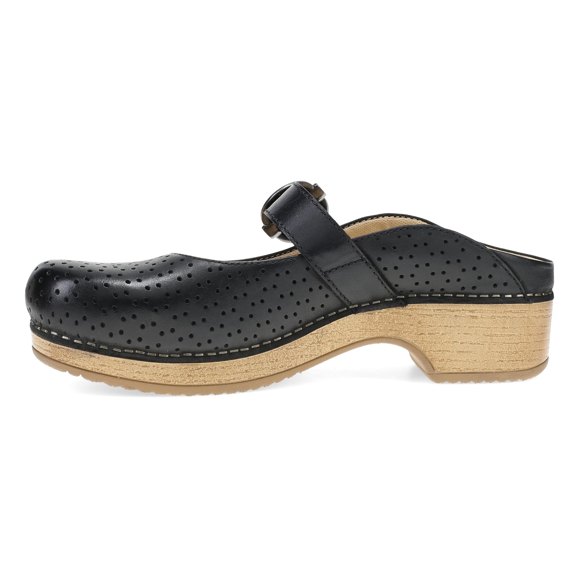 Side image of Blaire Clog Black