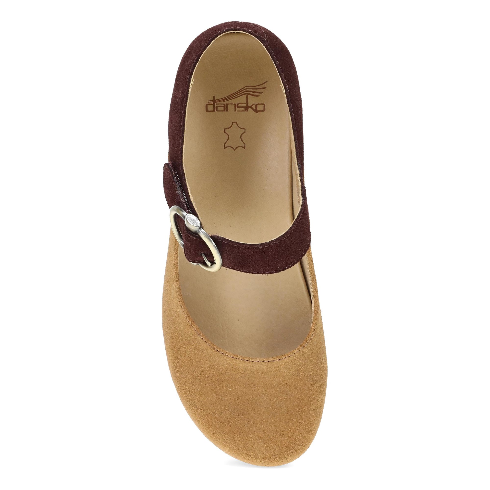 Top image of Bonny Mary Jane Tan/Mulberry