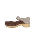 Side image of Bonny Mary Jane Chocolate/Taupe