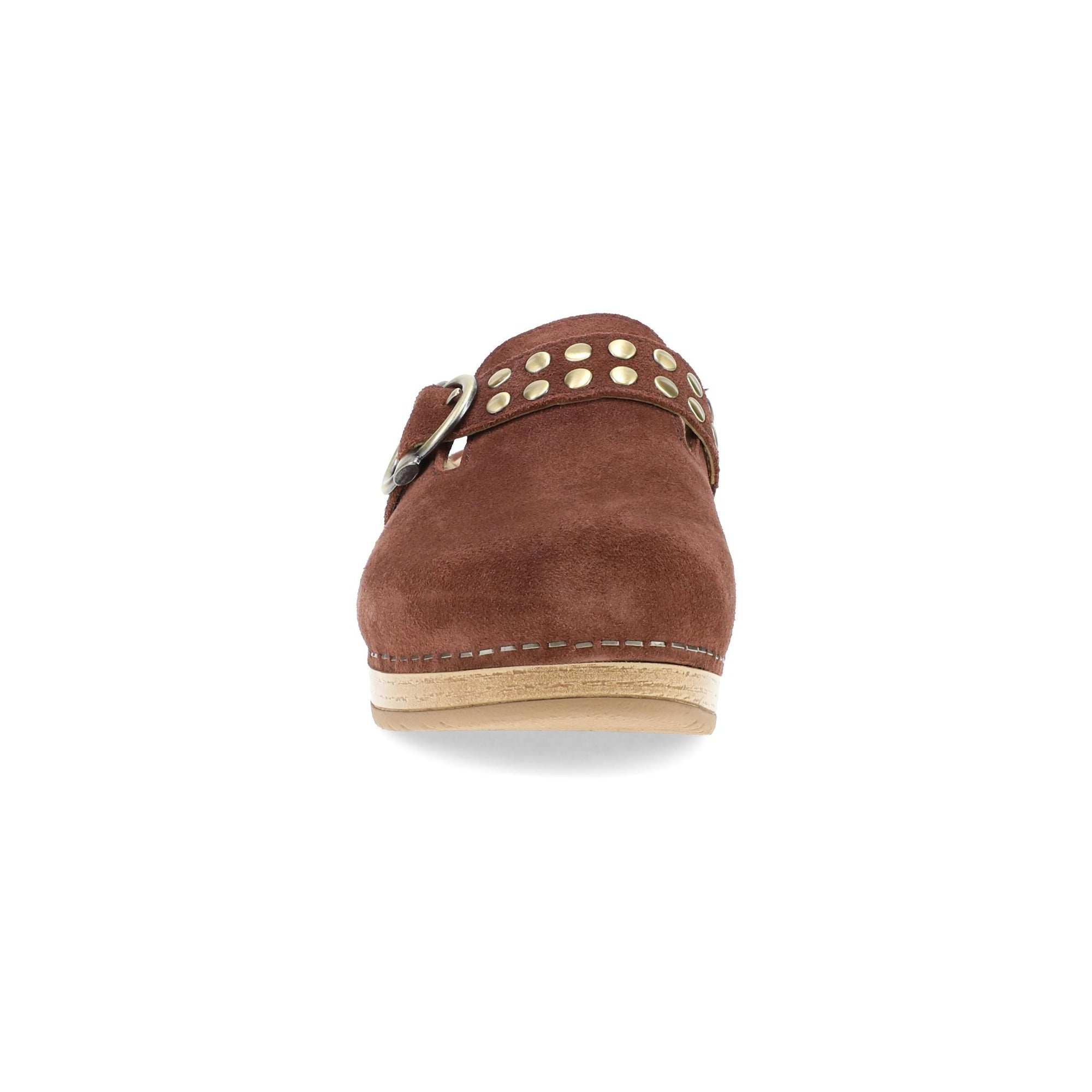 Toe image of Branson Clog Mahogany Leather