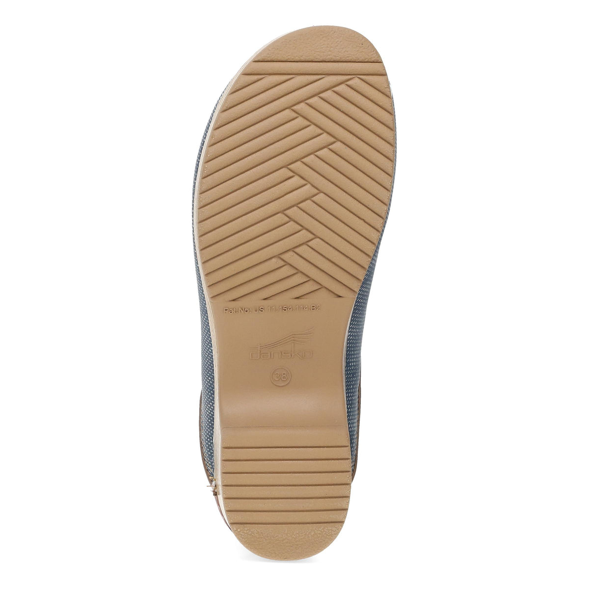 Bottom image of Briar Clog Denim Leather