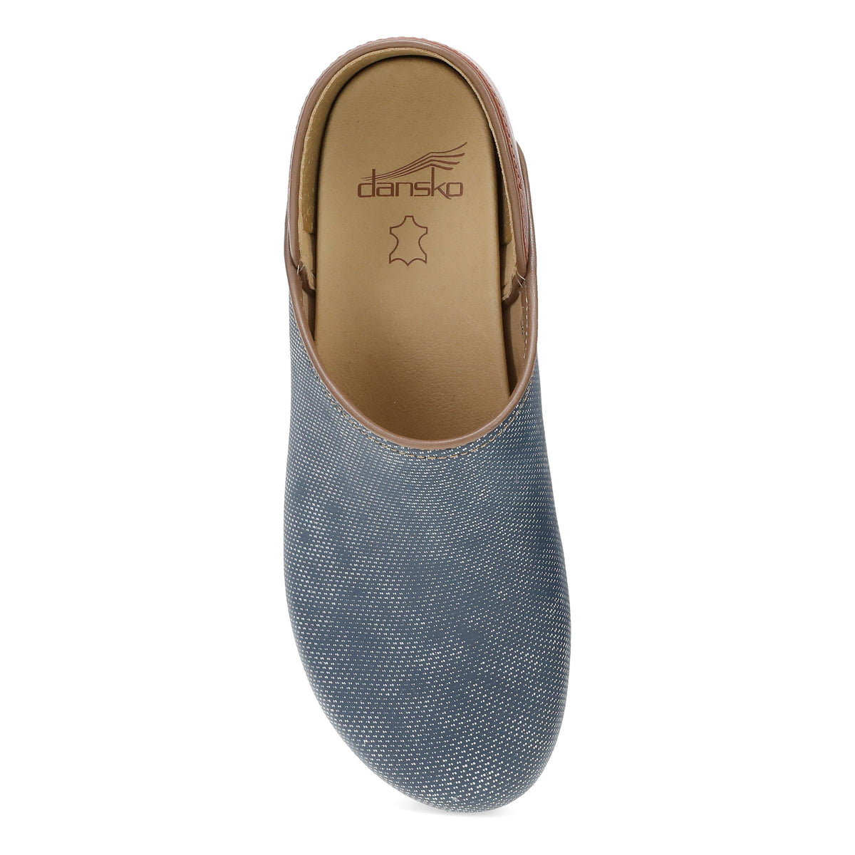 Top image of Briar Clog Denim Leather
