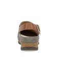 Heel image of Merrin Stone Embossed Suede