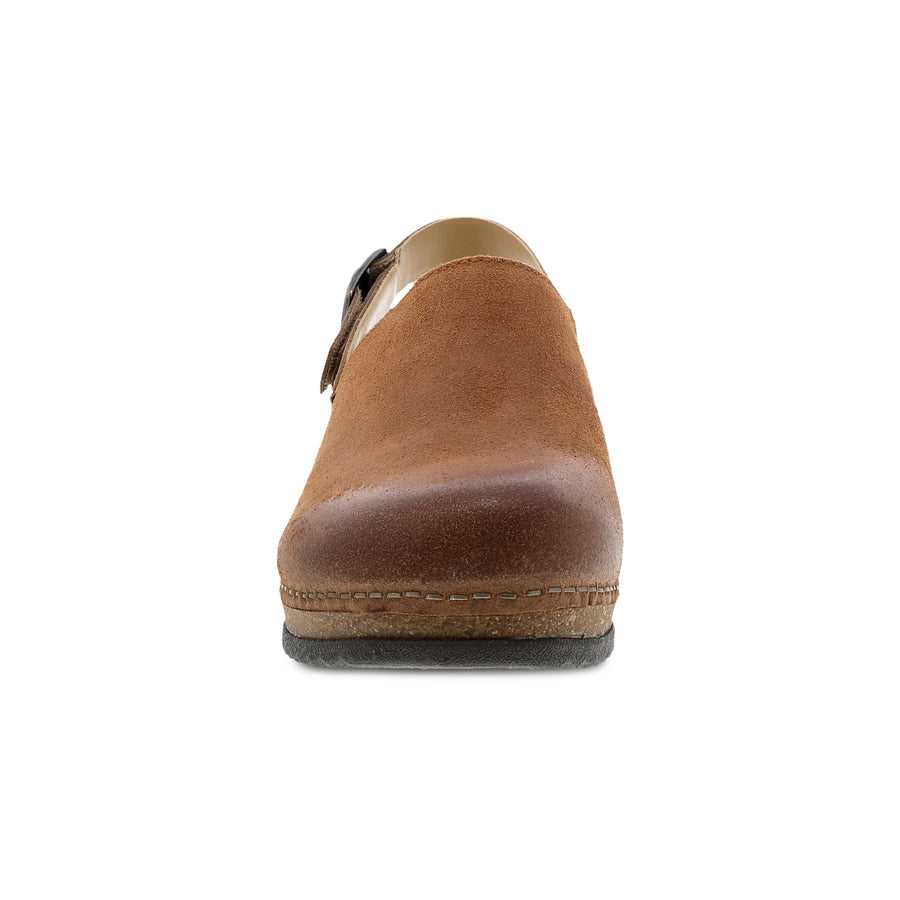 Toe image of Merrin Tan Burnished Suede