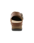 Heel image of Merrin Tan Burnished Suede