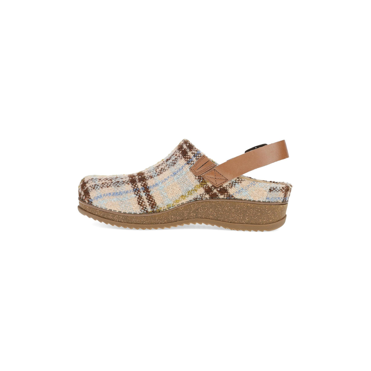 Side image of Merrin Tan Plaid