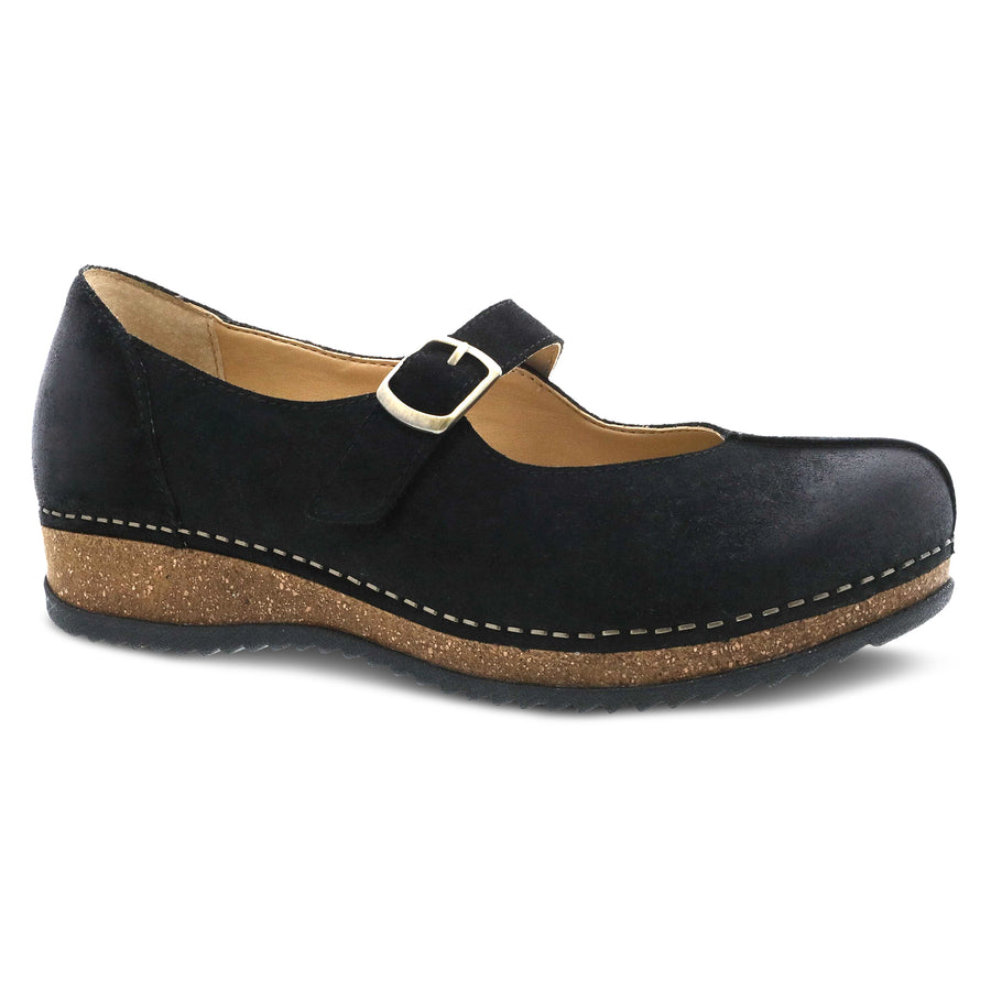 Primary image of Mika Black Burnished Suede