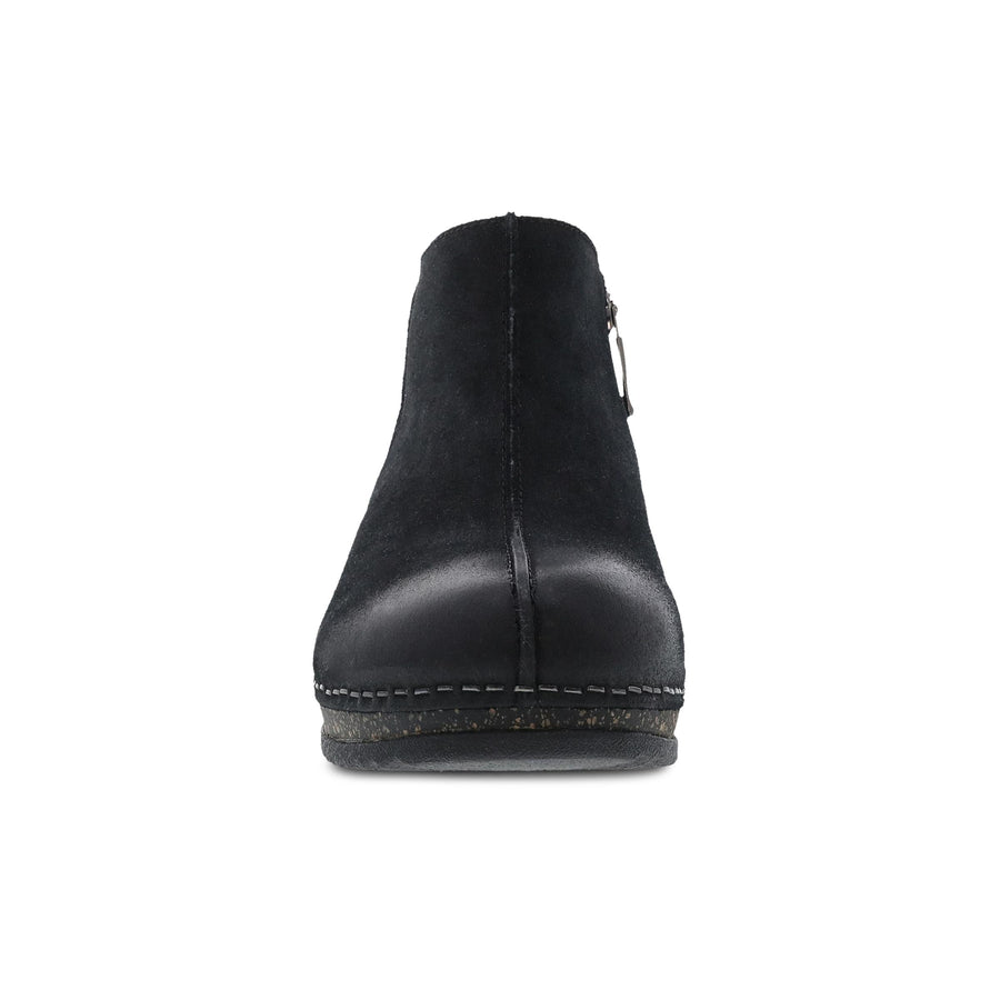 Toe image of Makara Black Burnished Suede