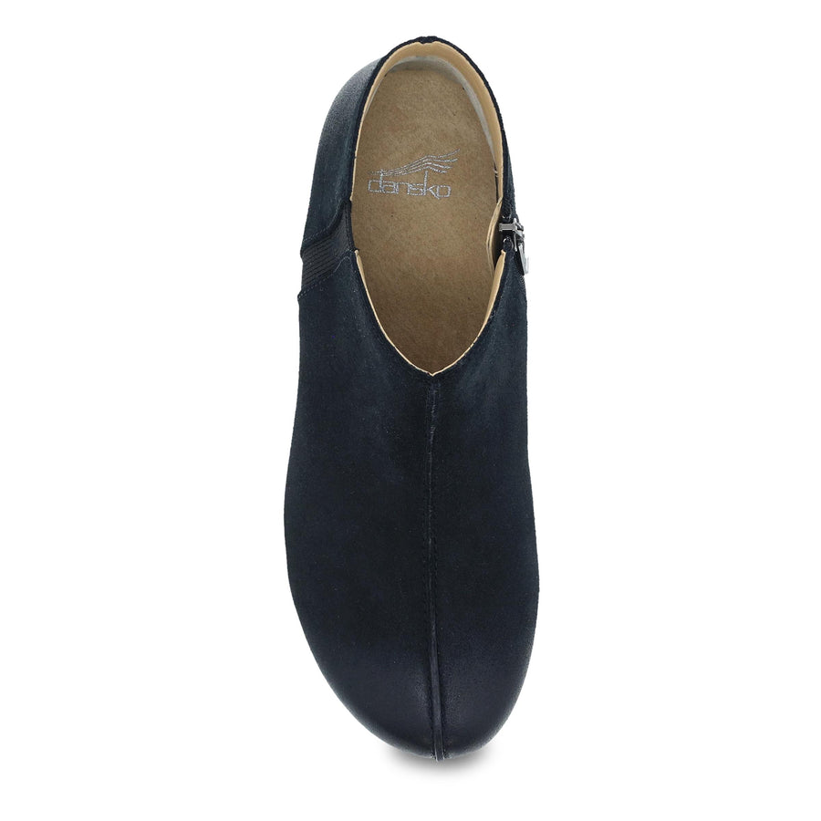 Top image of Makara Black Burnished Suede