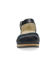 Toe image of Mae Black Burnished Suede